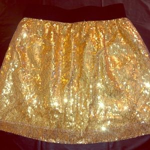 Sequins mini skirt. New w/out tags.